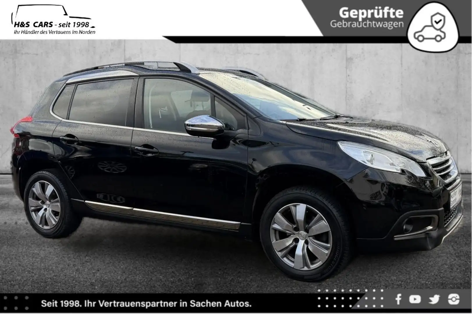 Peugeot 2008 Allure PT 110 S&S 1.H XEN NAV PEUGEOT SERV Noir - 2