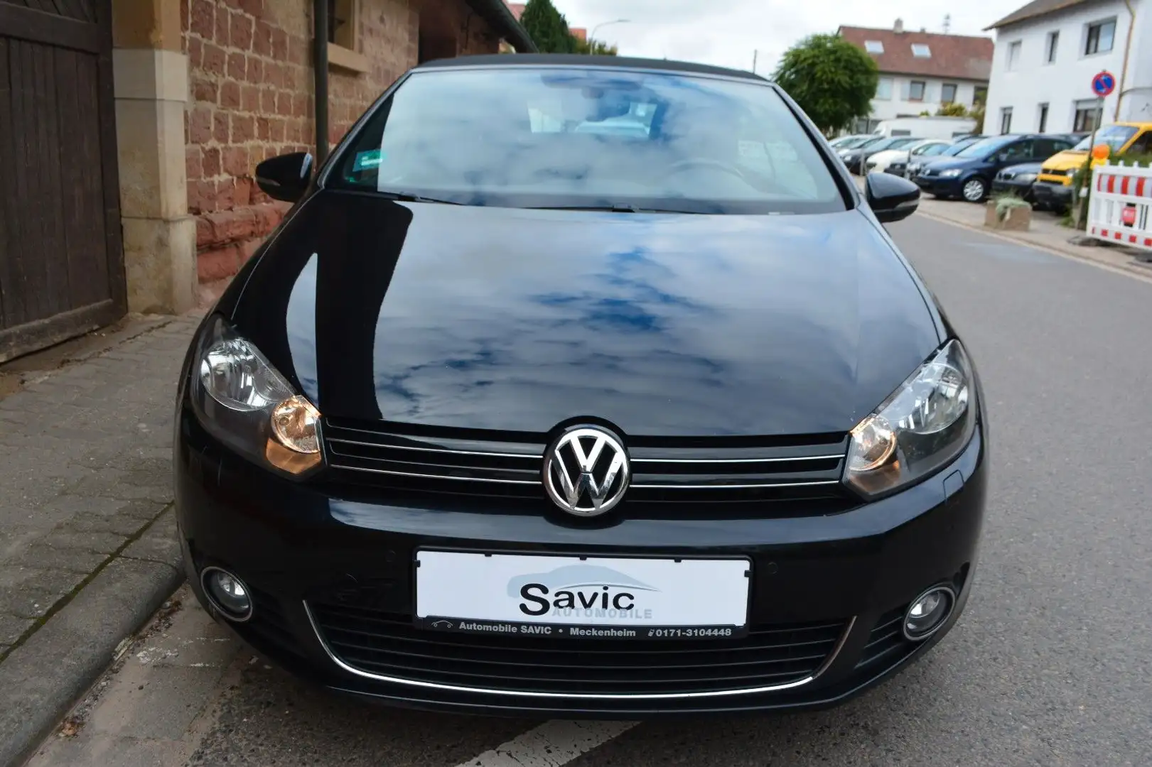 Volkswagen Golf VI 1.4 16V TSI DSG Cabriolet Lounge BMT Schwarz - 2