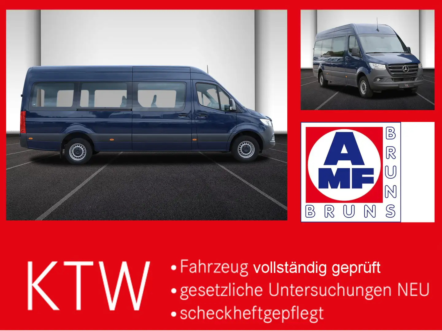 Mercedes-Benz Sprinter 315 CDI Maxi Tourer,AMF Rollstuhllift Blau - 1