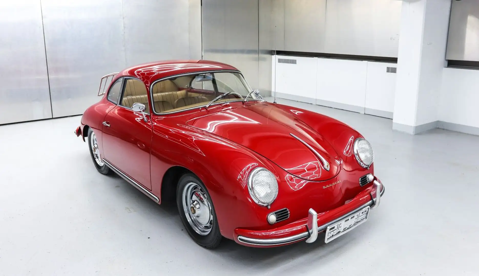 Porsche 356 A 1600 Coupe Bestzustand restauriert Червоний - 2