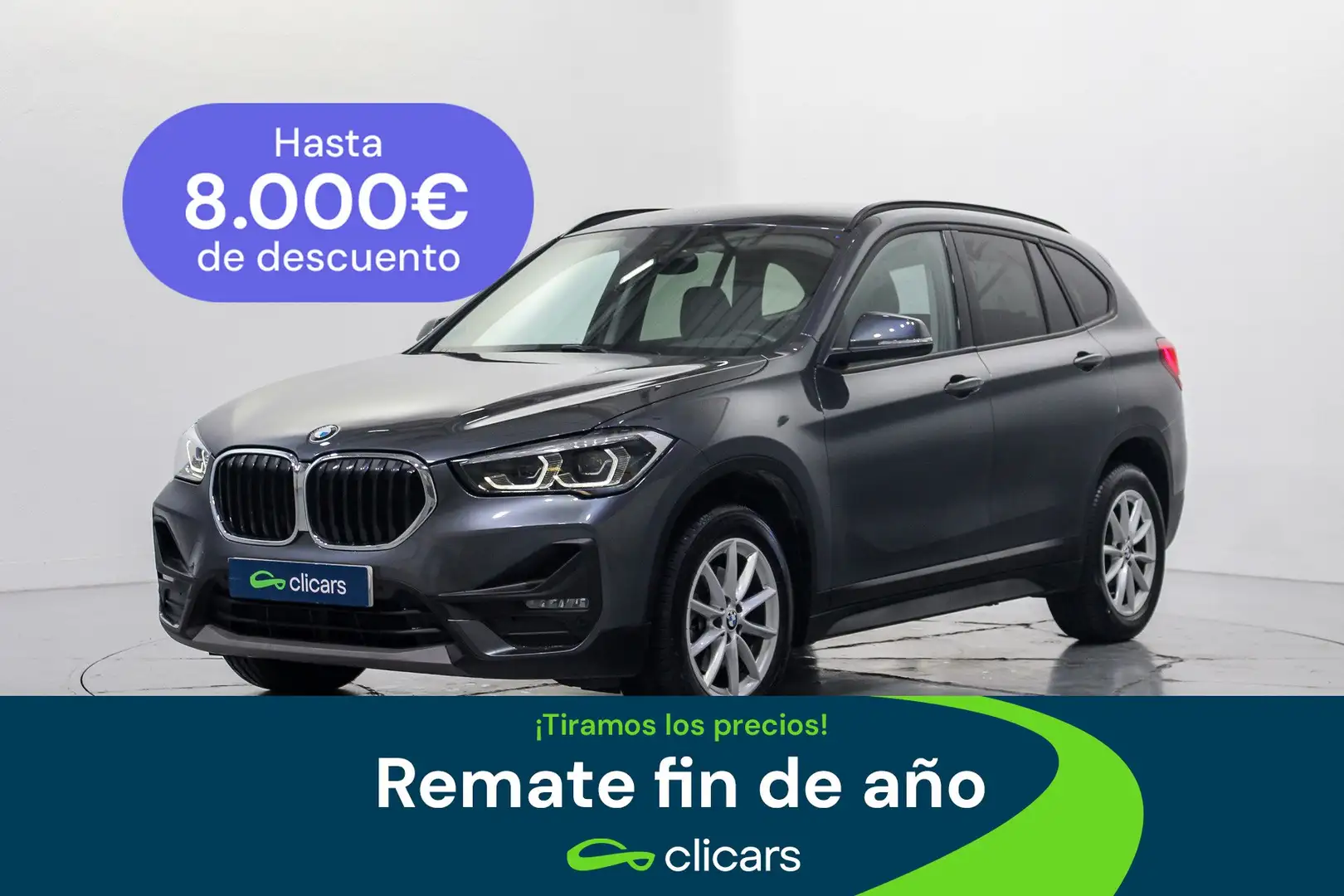 BMW X1 sDrive 18dA Gris - 1