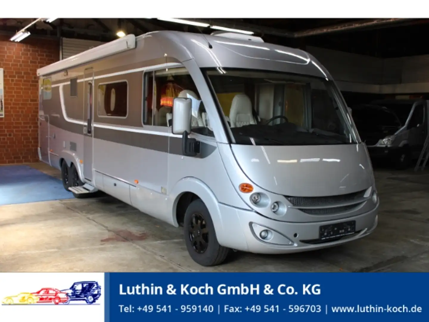 Bürstner Elegance I 810 2xKlima Solar Leder Silber - 1