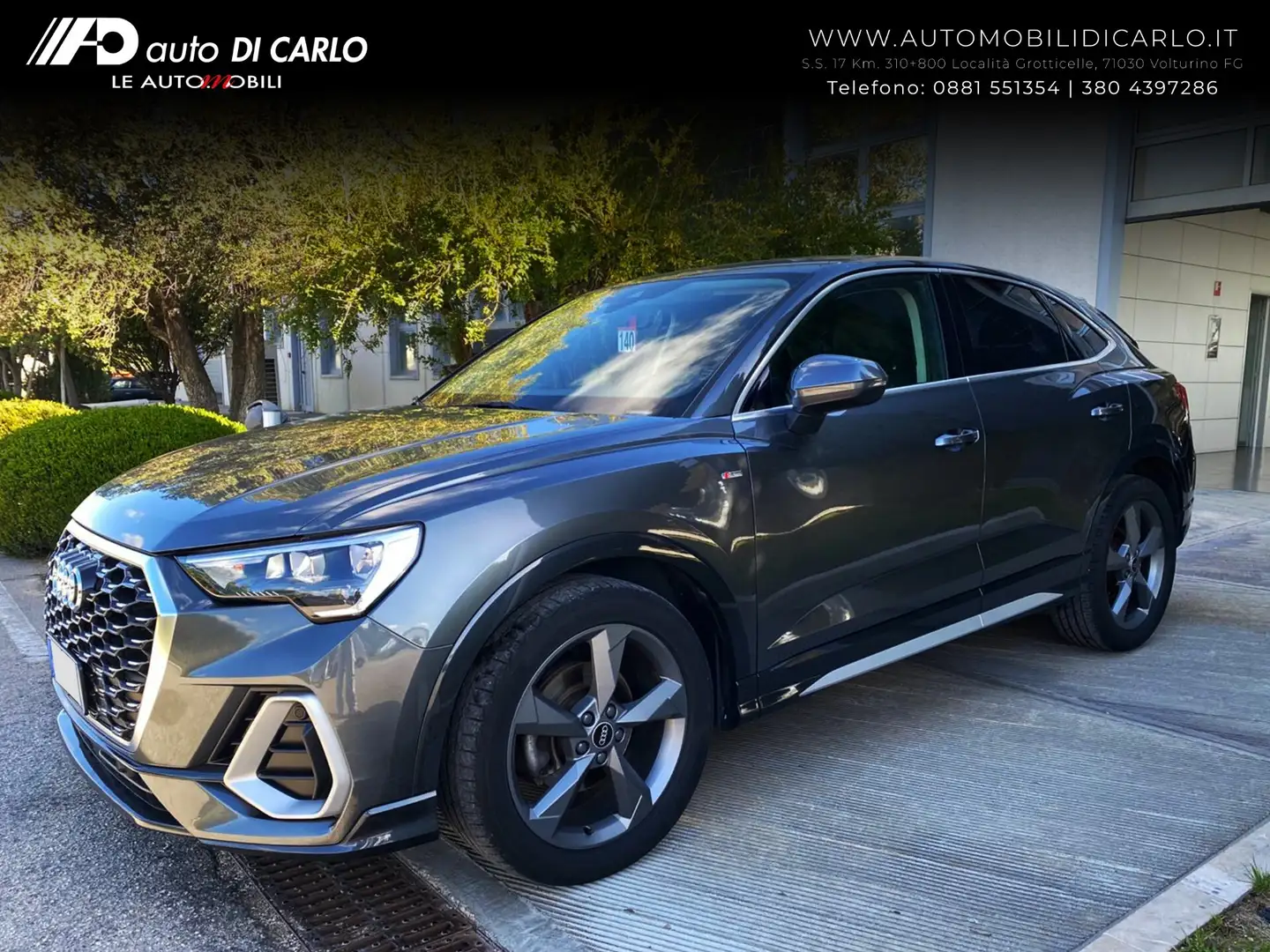 Audi Q3 Q3 SPB 35 TDI S tronic S line edition Grigio - 1
