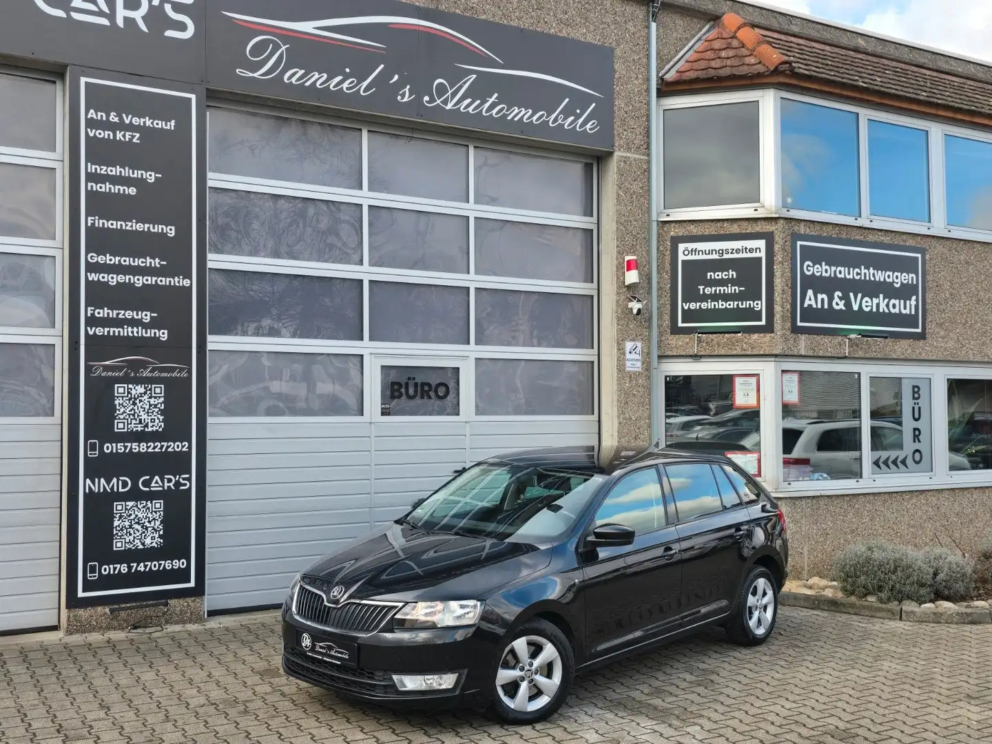 Skoda Rapid/Spaceback Spaceback 1.4l Drive AUTOMATIK PDC SITZHEI Nero - 1