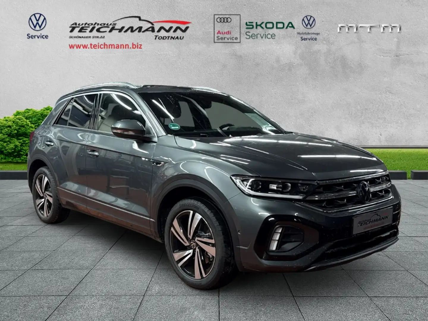 Volkswagen T-Roc 2.0 TFSI R-Line 4Motion DSG Grau - 2