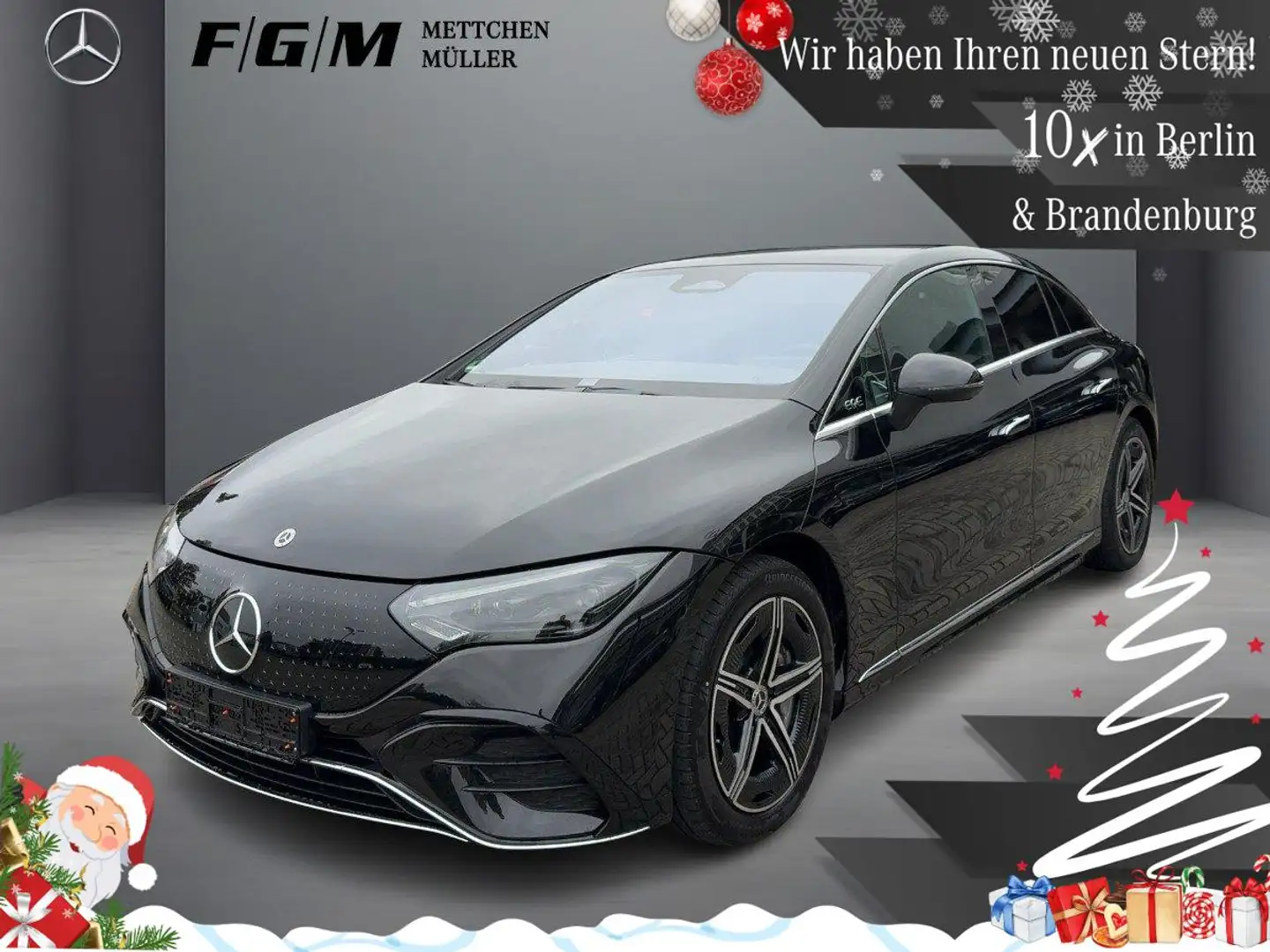 Mercedes-Benz EQE 300 AMG-Line Burm|DigiLight|Sitzhz|Kam Negro - 1