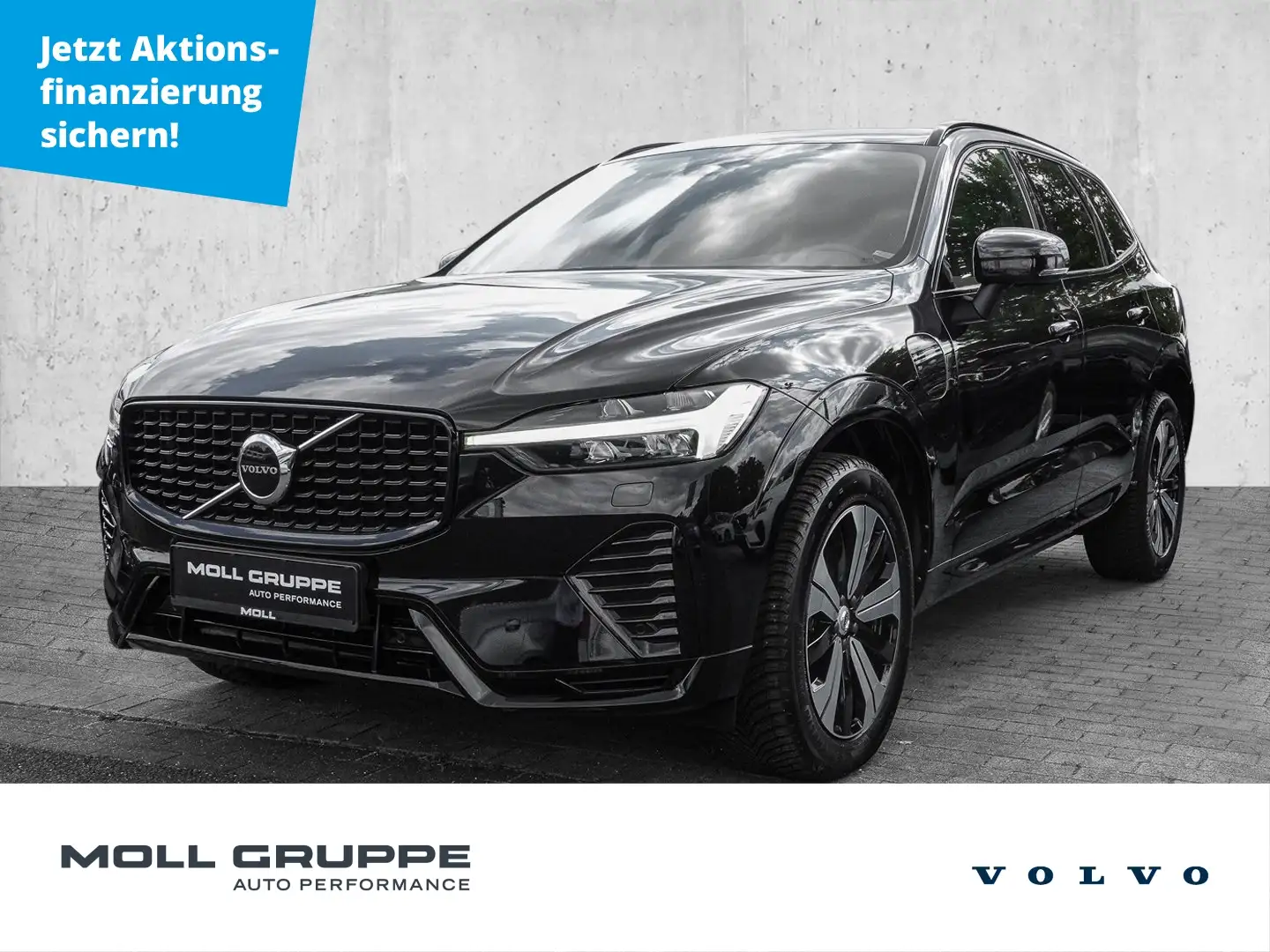 Volvo XC60 T6 Twin Engine AWD R Design Schwarz - 1