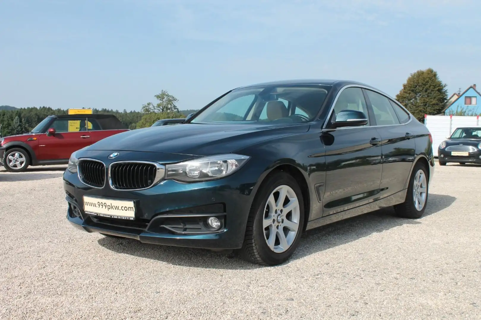 BMW 318 318dA Gran Turismo Navi Leder Bluetooth Blauw - 2