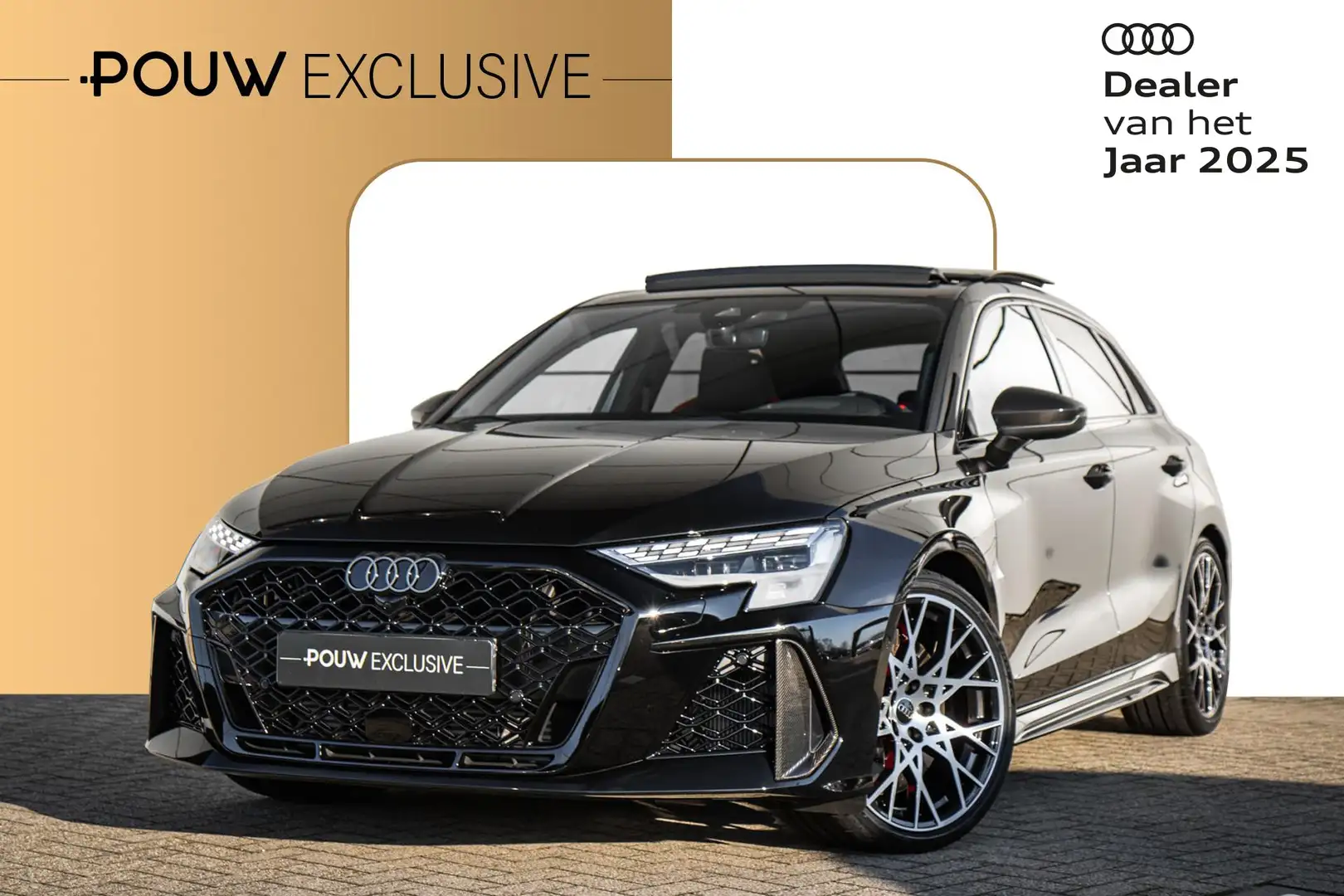 Audi RS3 Sportback 2.5 TFSI 400pk quattro Audi RS 3 Sportba Zwart - 1