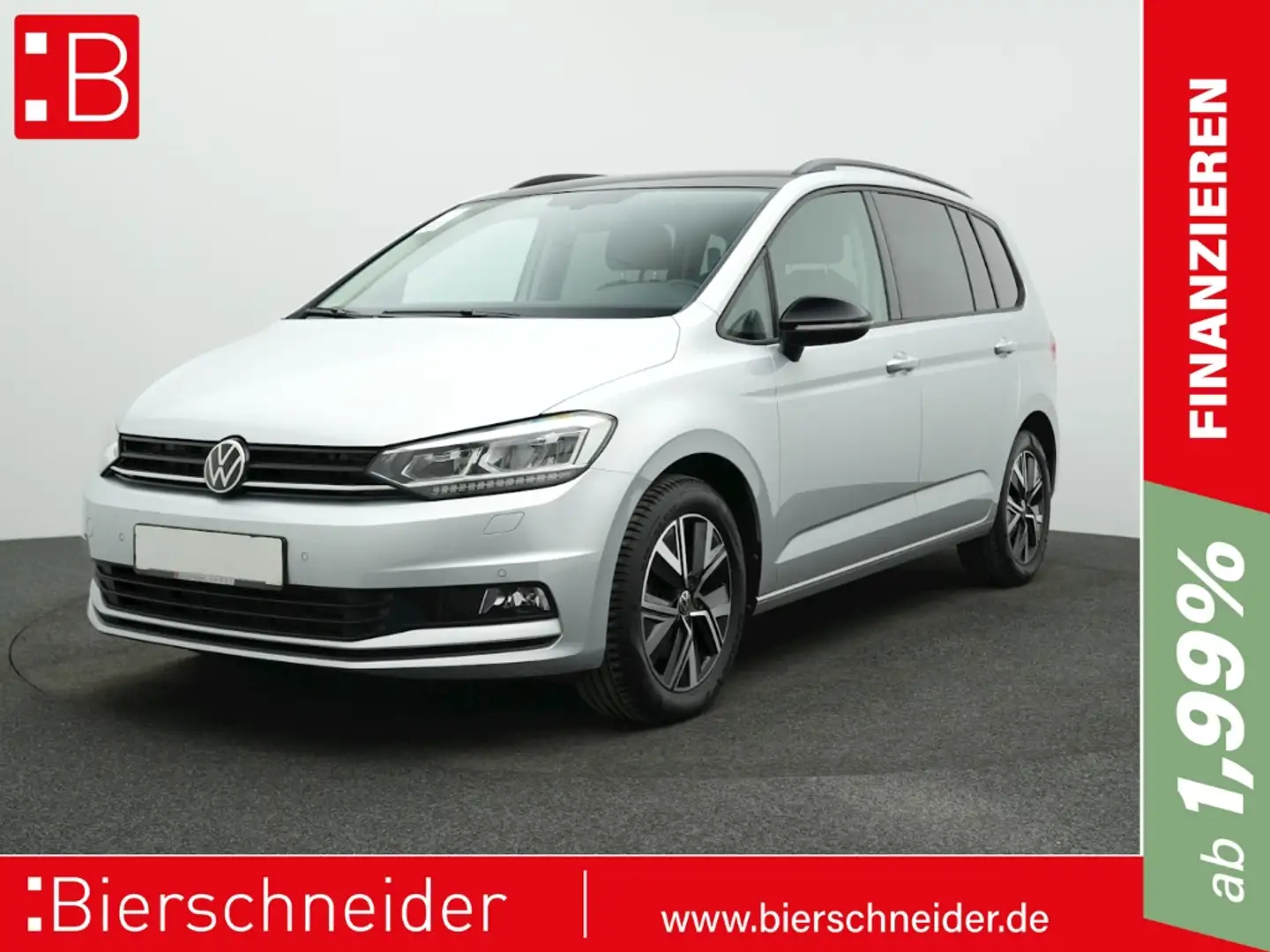 Volkswagen Touran 2.0 TDI DSG Highline 5J-GAR AHK LED NAVI SHZ Stříbrná - 1