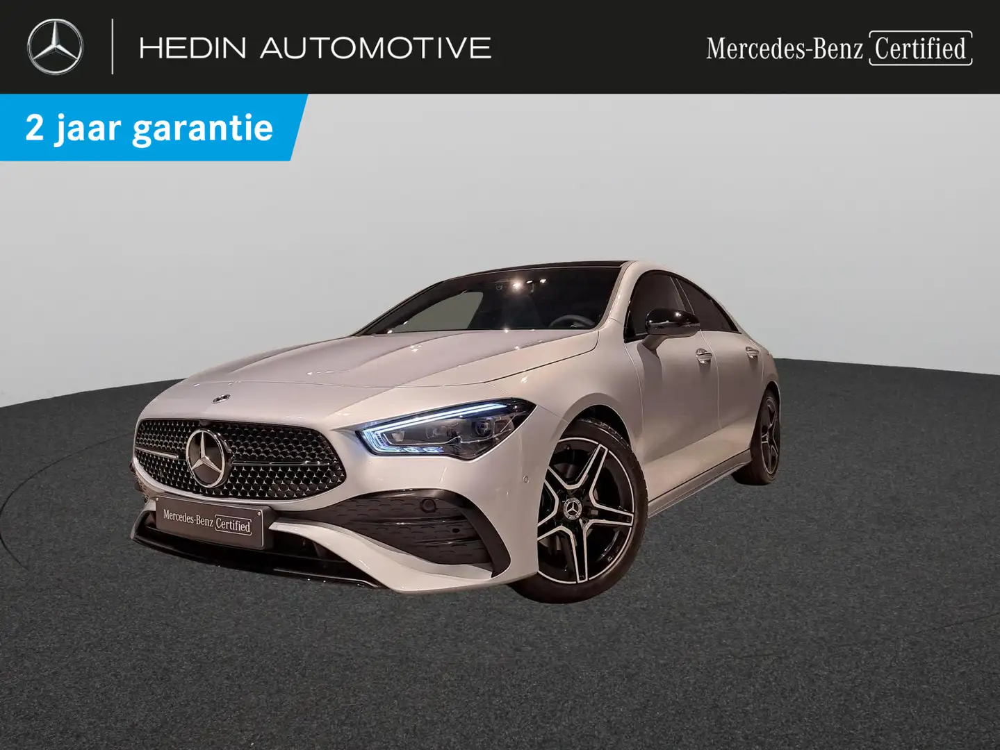 Mercedes-Benz CLA 180 Coupé AMG Line | Panoramisch Dak | Nightpack | Sma Plateado - 1
