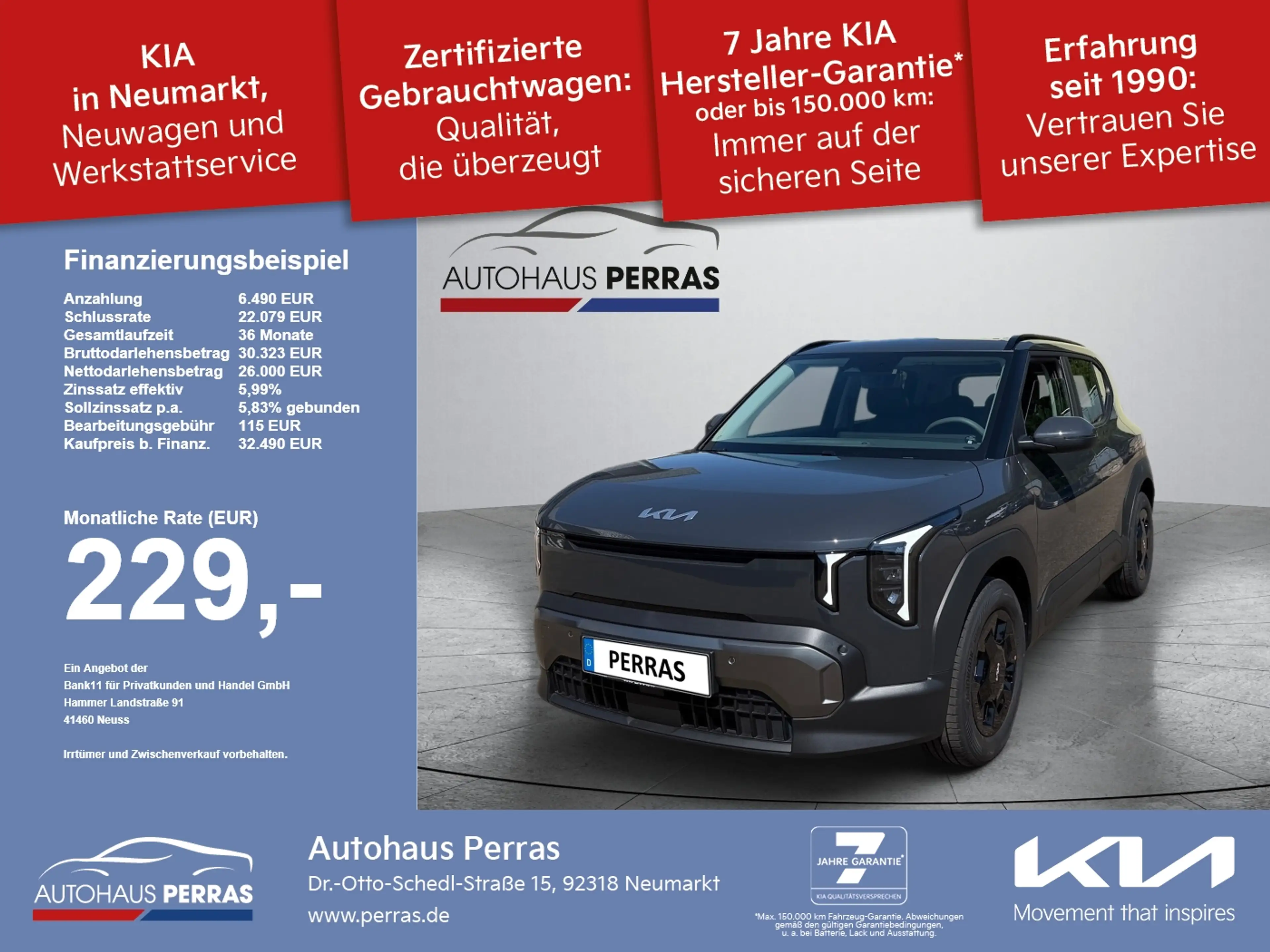 Kia EV2 61 5S EARTH WIC LED+SHZ+Fernlichtass.+LM+PDC