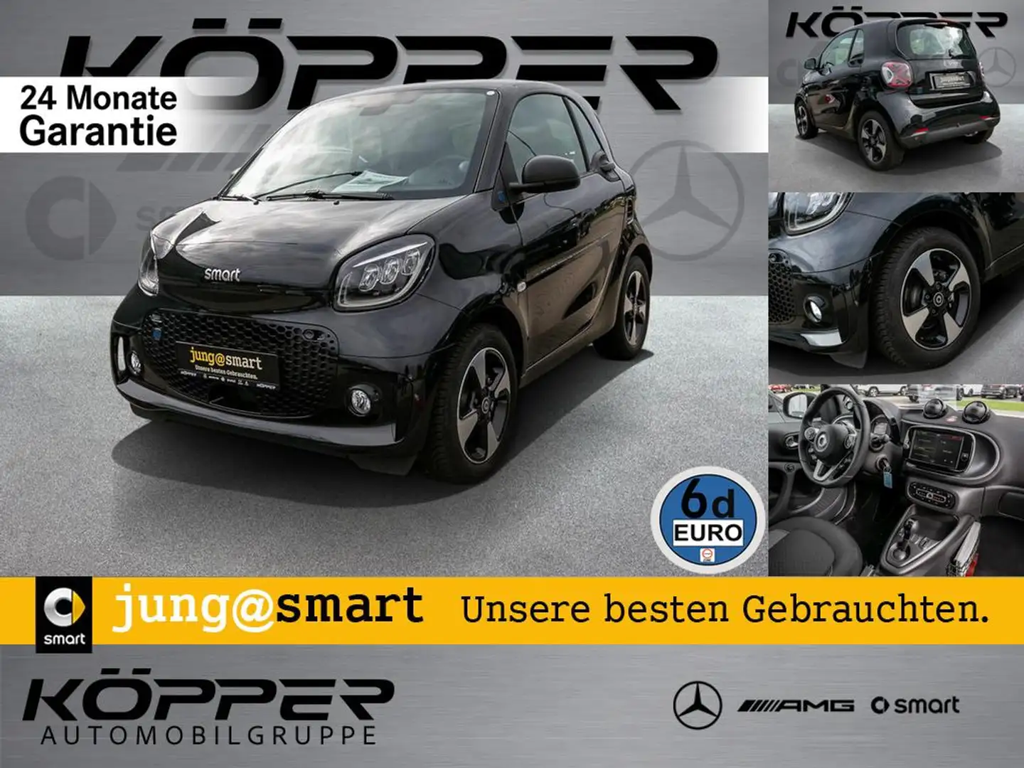 smart forTwo EQ Exclusive Black Kamera LED Schwarz - 1