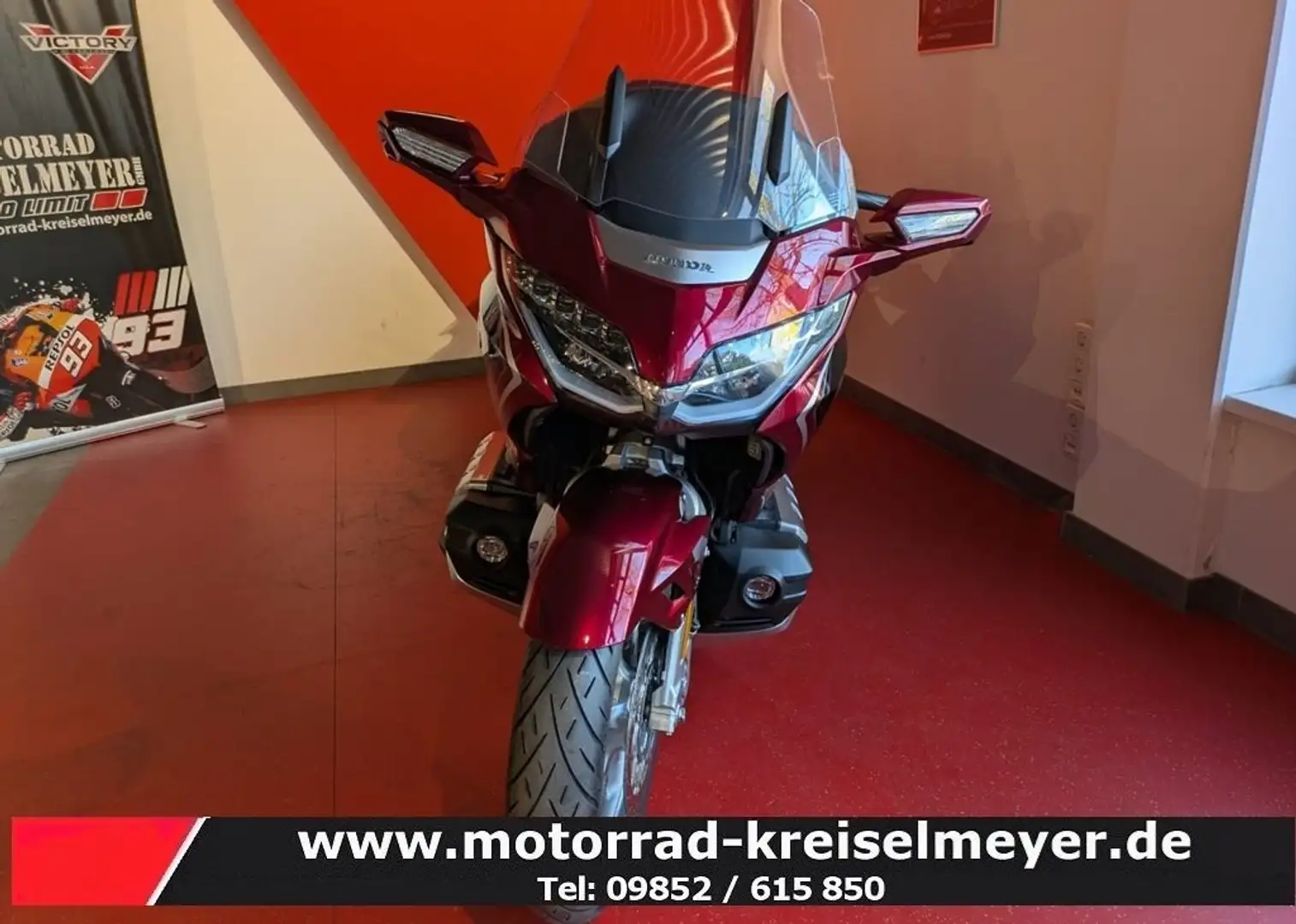 Honda Gold Wing Top Zustand aus 1. Hand mit Zubehör! Rouge - 2