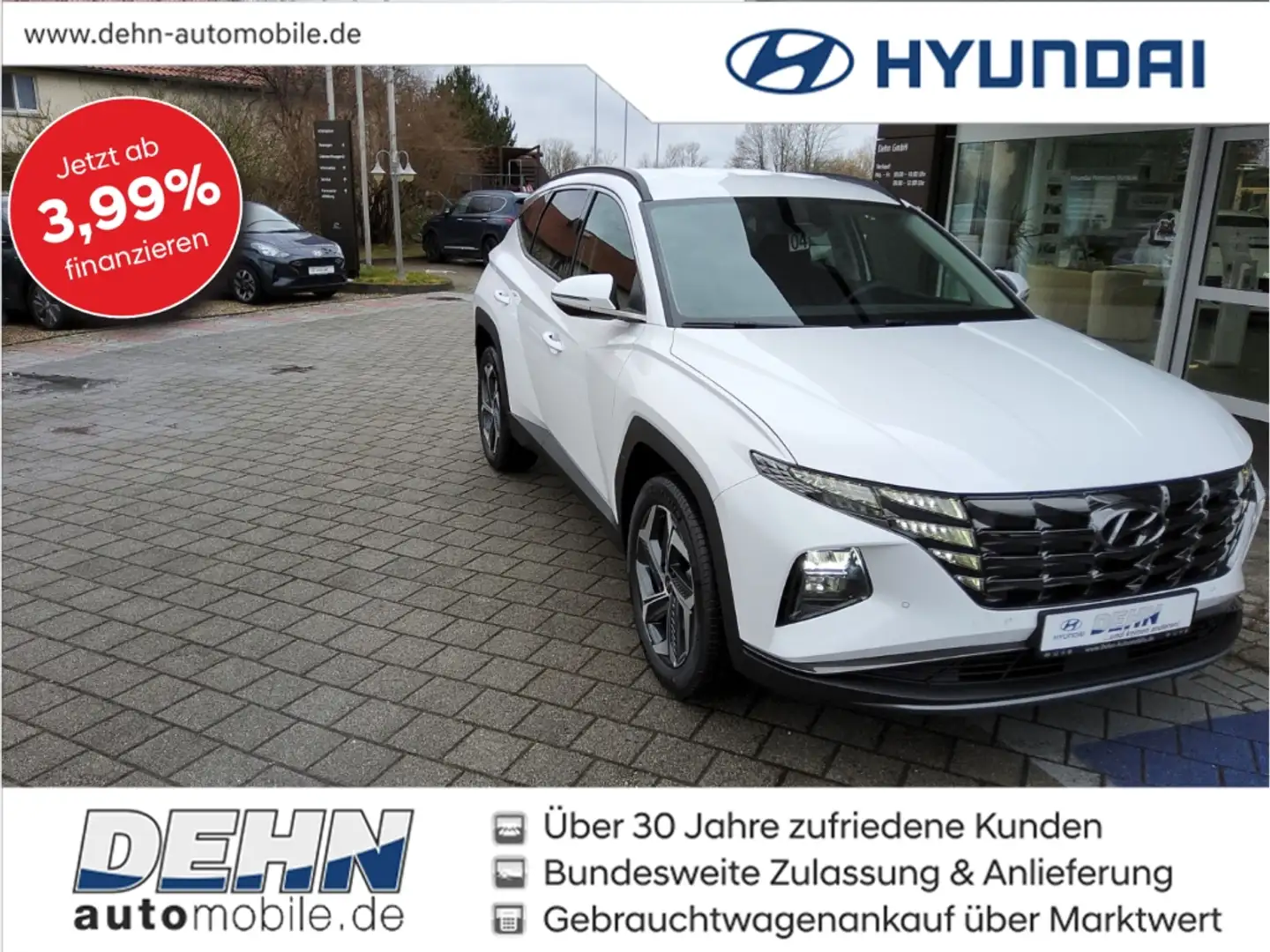 Hyundai TUCSON Hybrid Trend 2WD el. Heckklappe/19'' LM / Navi dig Wit - 1