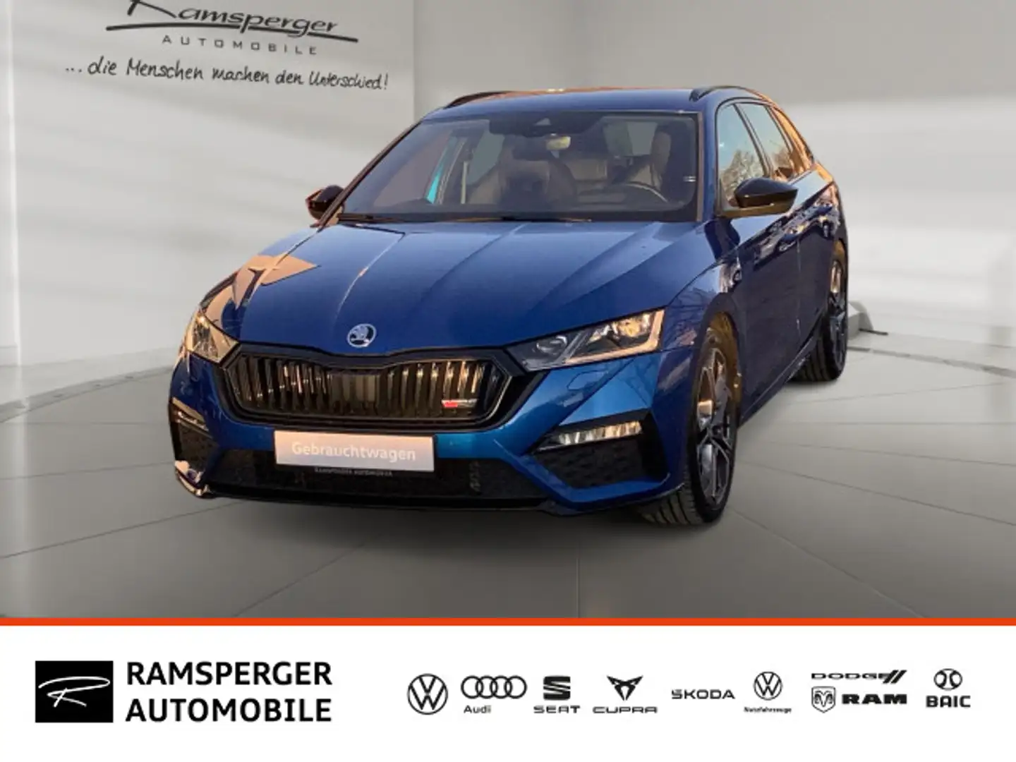 Skoda Octavia Combi 2.0 TSI DSG RS AHK ACC Matrix Blau - 1