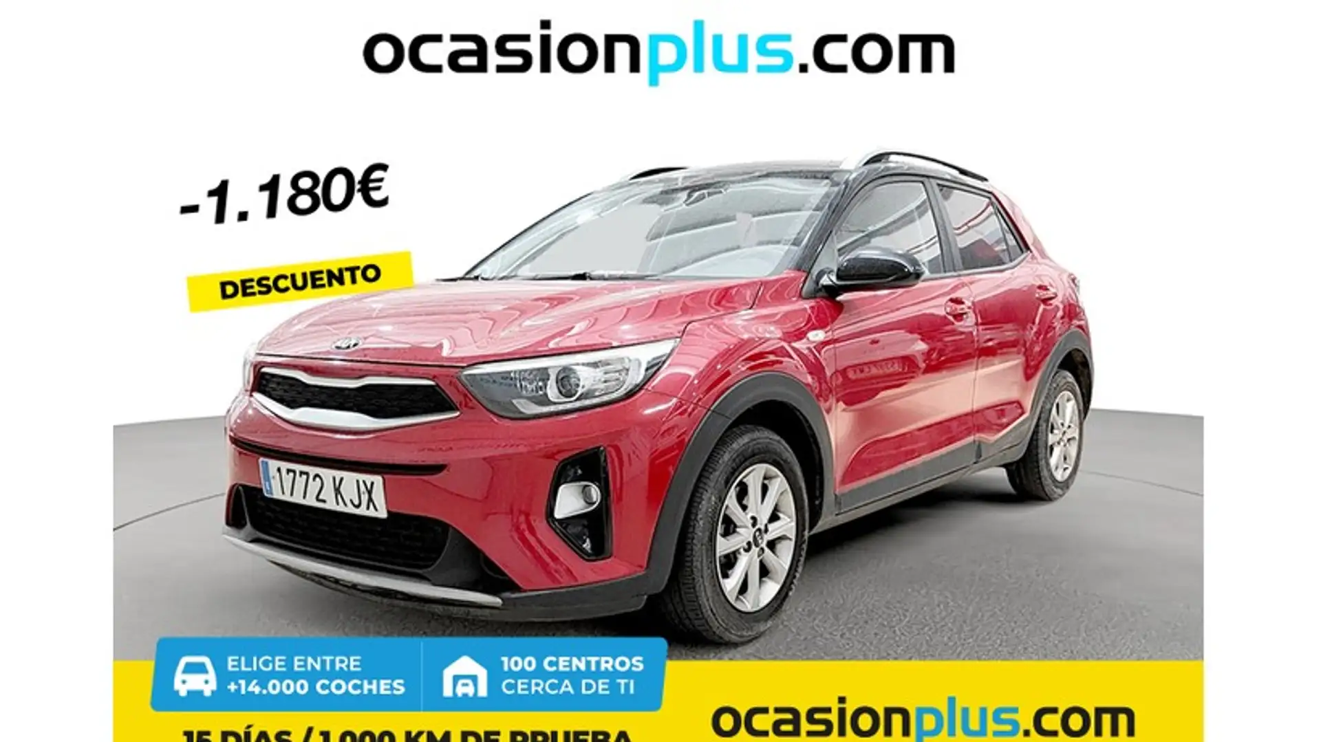Kia Stonic 1.2 CVVT Eco-Dynamic Concept 84 Rood - 1