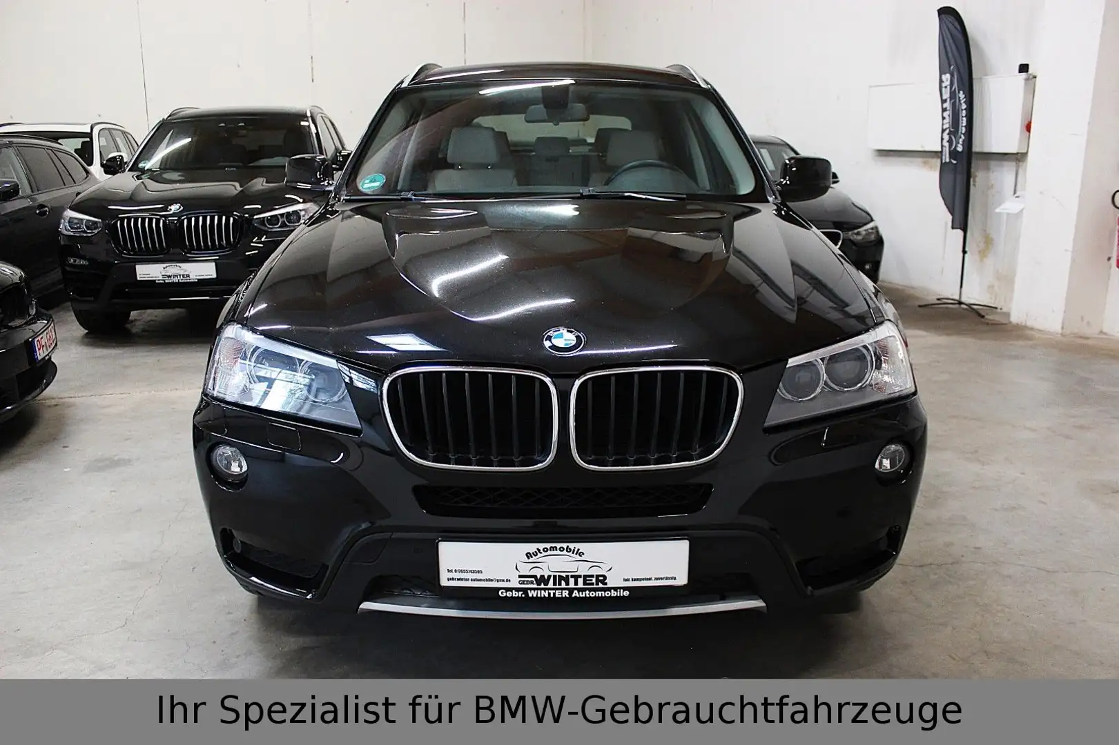 BMW X3 20d xDrive Vollleder*Navi*2.Hand Schwarz - 2