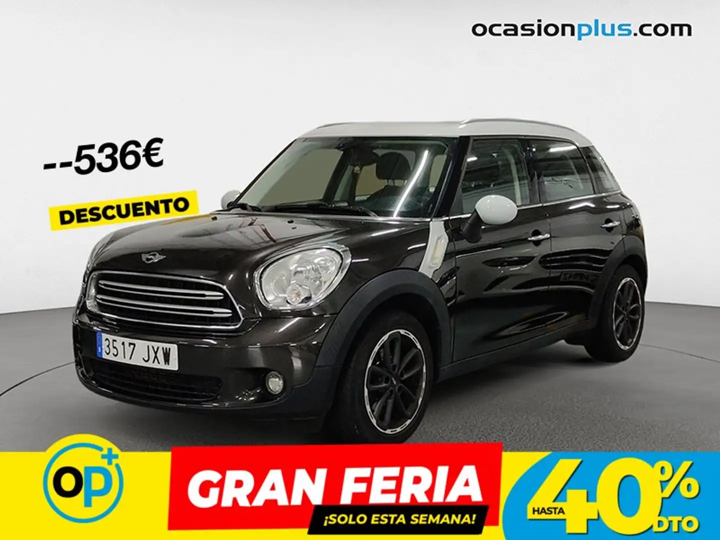 MINI Cooper Countryman D AUT. Gris - 1