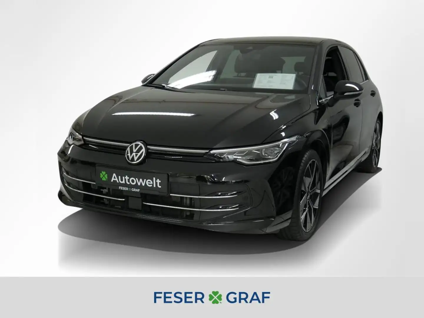 Volkswagen Golf 8 Edition 50 Jahre 1.5eTSI NAVI,LED,AHK,PANO Zwart - 1