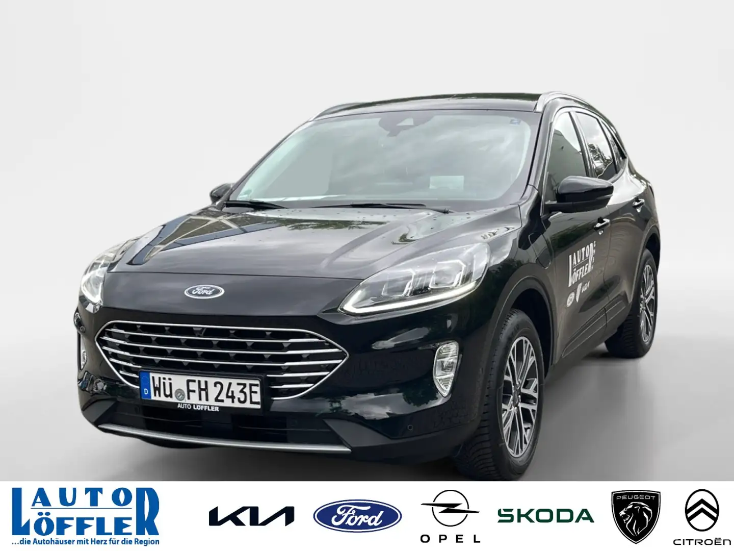 Ford Kuga Titanium X PHEV 2.5 PDC* RFK* ACC* NAVI* Klima Schwarz - 1