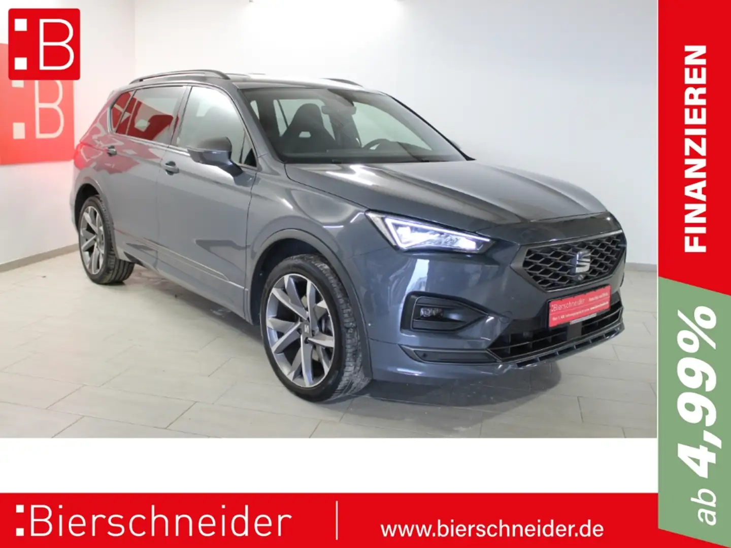 SEAT Tarraco 1.4 TSI DSG e-Hybrid FR 20 AHK LED ACC DCC Grau - 1