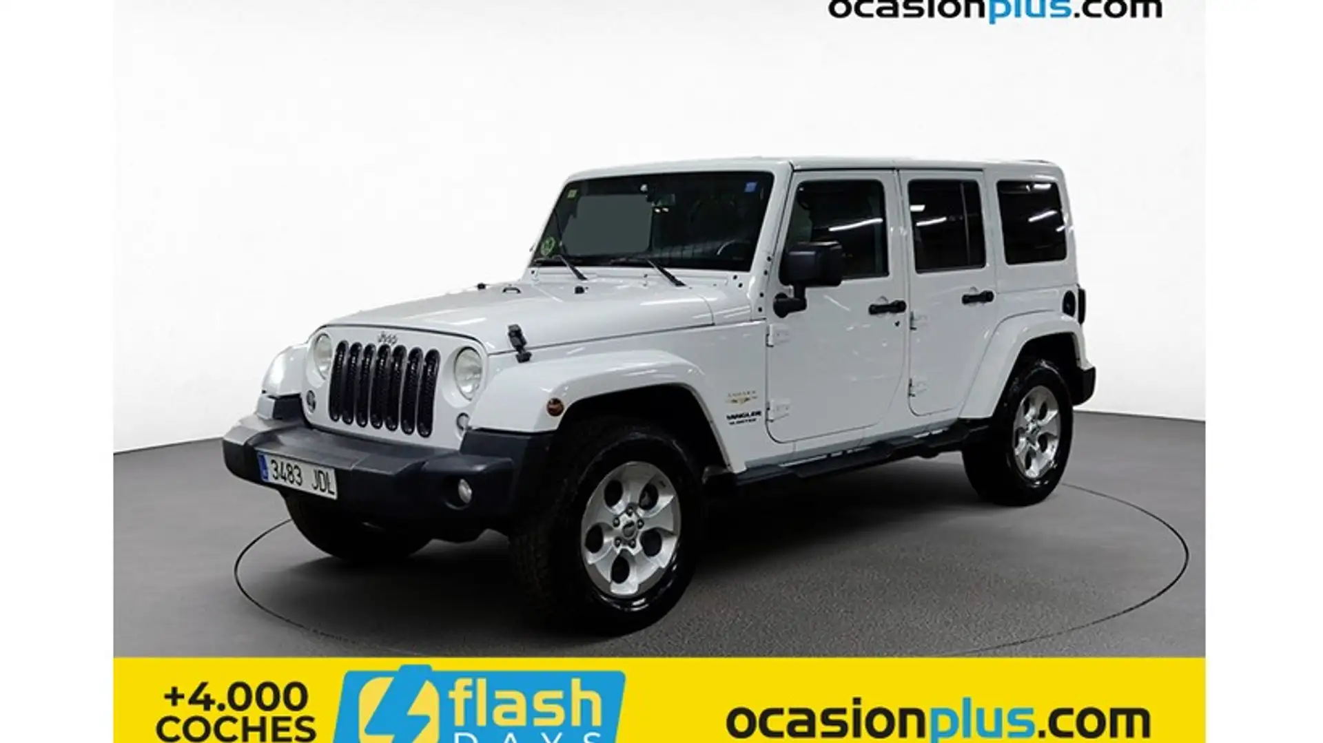 Jeep Wrangler Unlimited 2.8CRD Sahara Blanco - 1