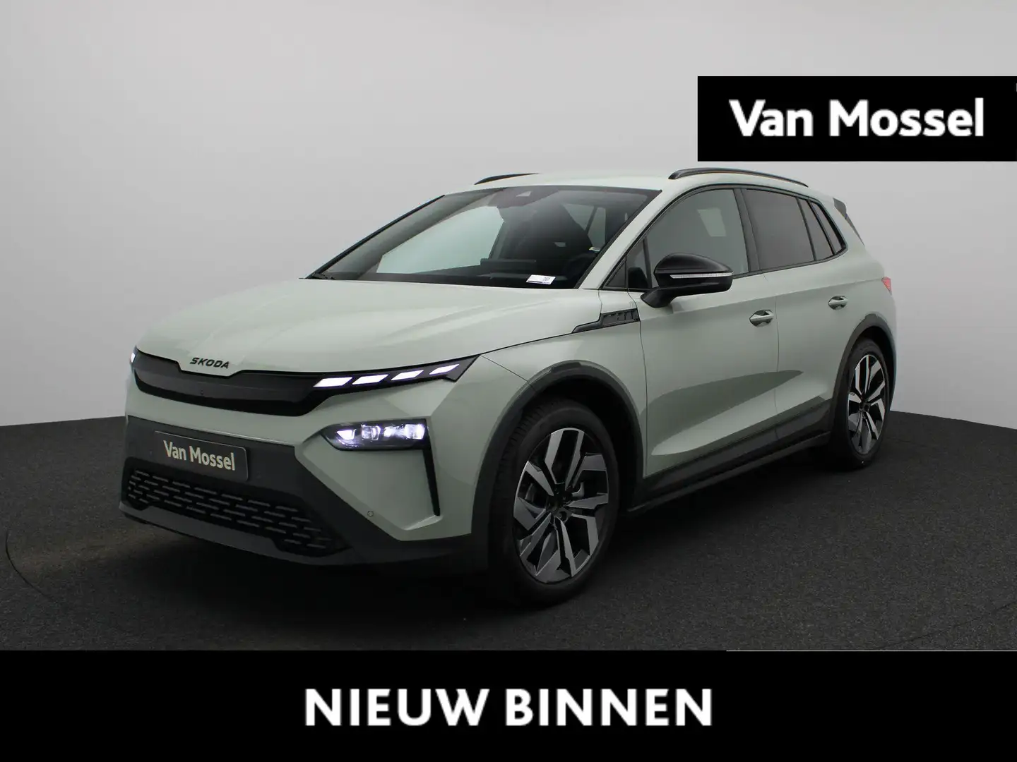 Skoda Elroq 85 Sportline Edition 286 PK | Lichtmetalen Velgen Groen - 1