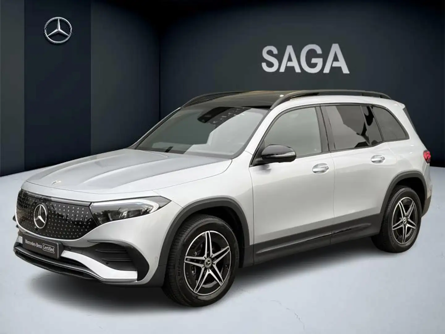 Mercedes-Benz EQB 250 + AMG Pack Night 7places Pano Zilver - 1
