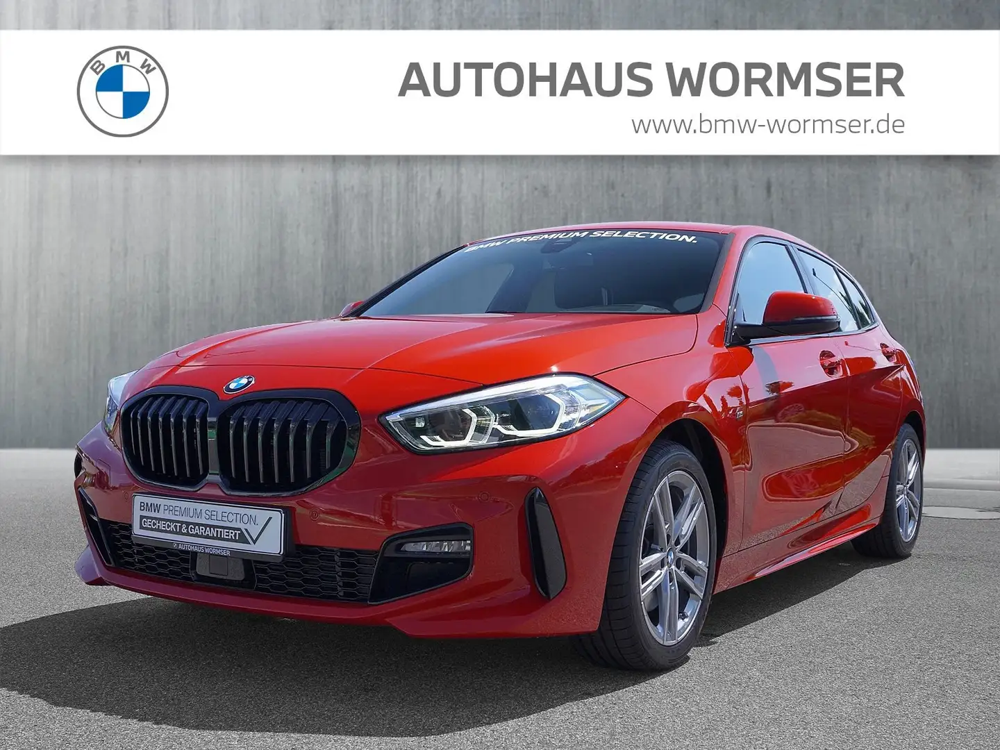BMW 118 i Hatch M Sport Head-Up HK HiFi DAB LED WLAN Rot - 1