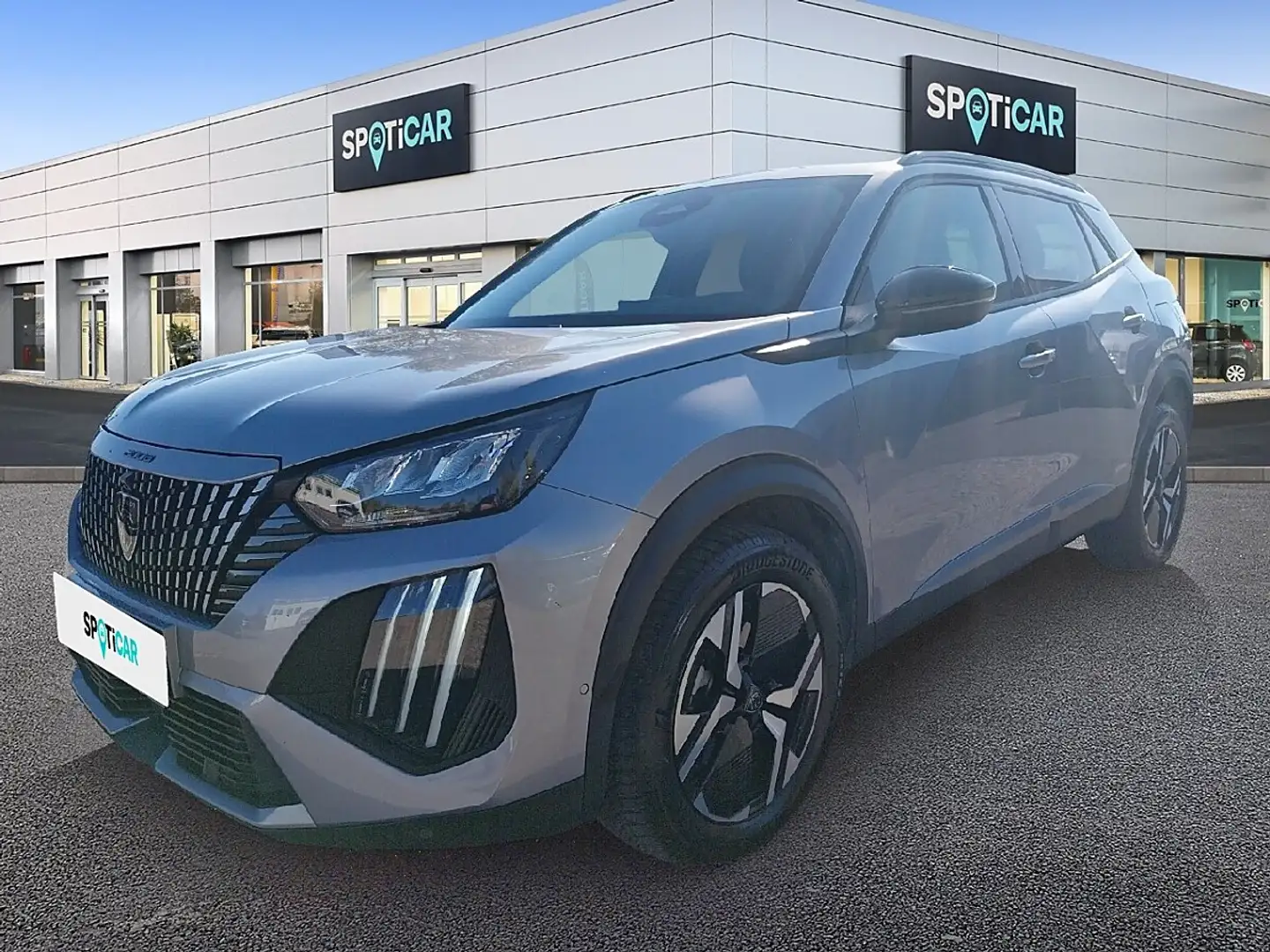 Peugeot 2008 Hybrid 145 e-DCS6 Allure Grau - 1