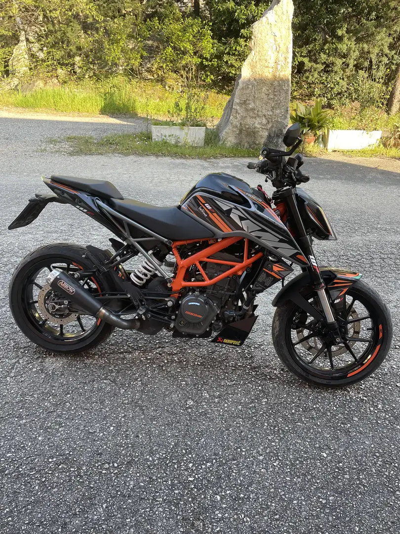 KTM 125 Duke scarico arrow omologato, nuovo kit trasmissione - 1