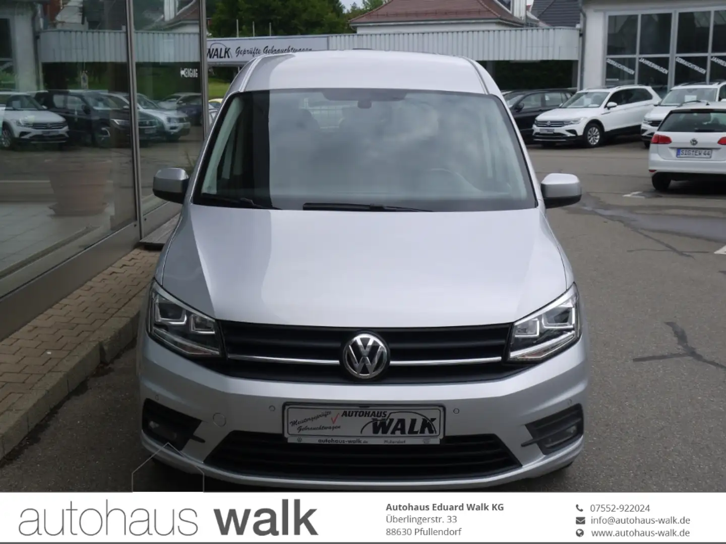 Volkswagen Caddy 2.0 TDI DSG Trendline NAVI/Xenon/AHK/ACC Silber - 1