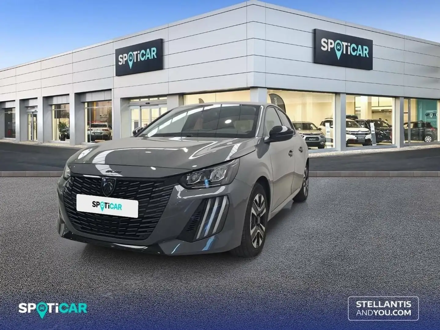 Peugeot 208 HYBRID 100 eDCS6 Allure Grigio - 1