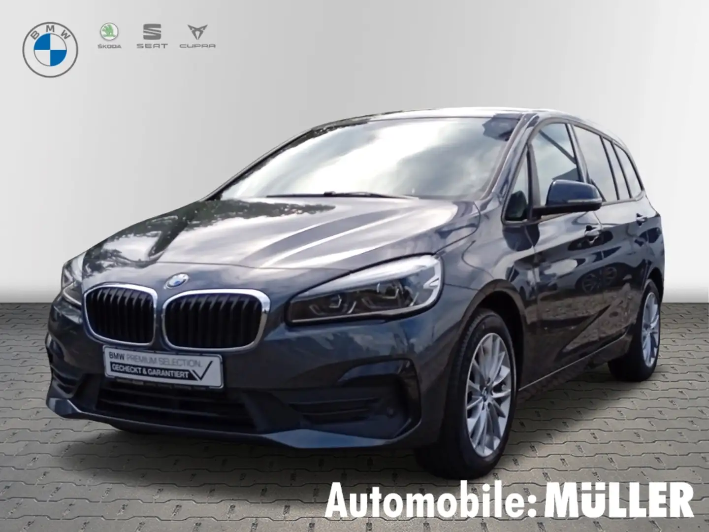 BMW 218 Gran Tourer i Aut.*Navi*HiFi*DAB*LED*Parkass.* Gris - 1