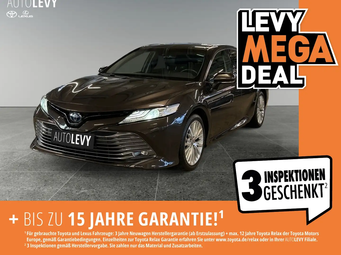 Toyota Camry 2.5 Hybrid ++Leder+Navi+Sitzheizung+PDC++ Braun - 1