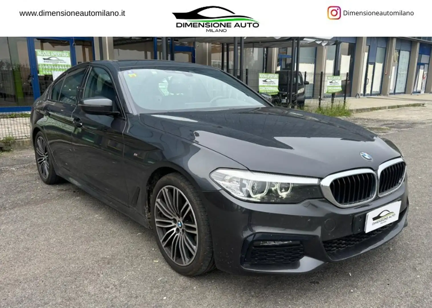 BMW 520 Serie 5 Berlina 520d mhev 48V Msport auto Gris - 1