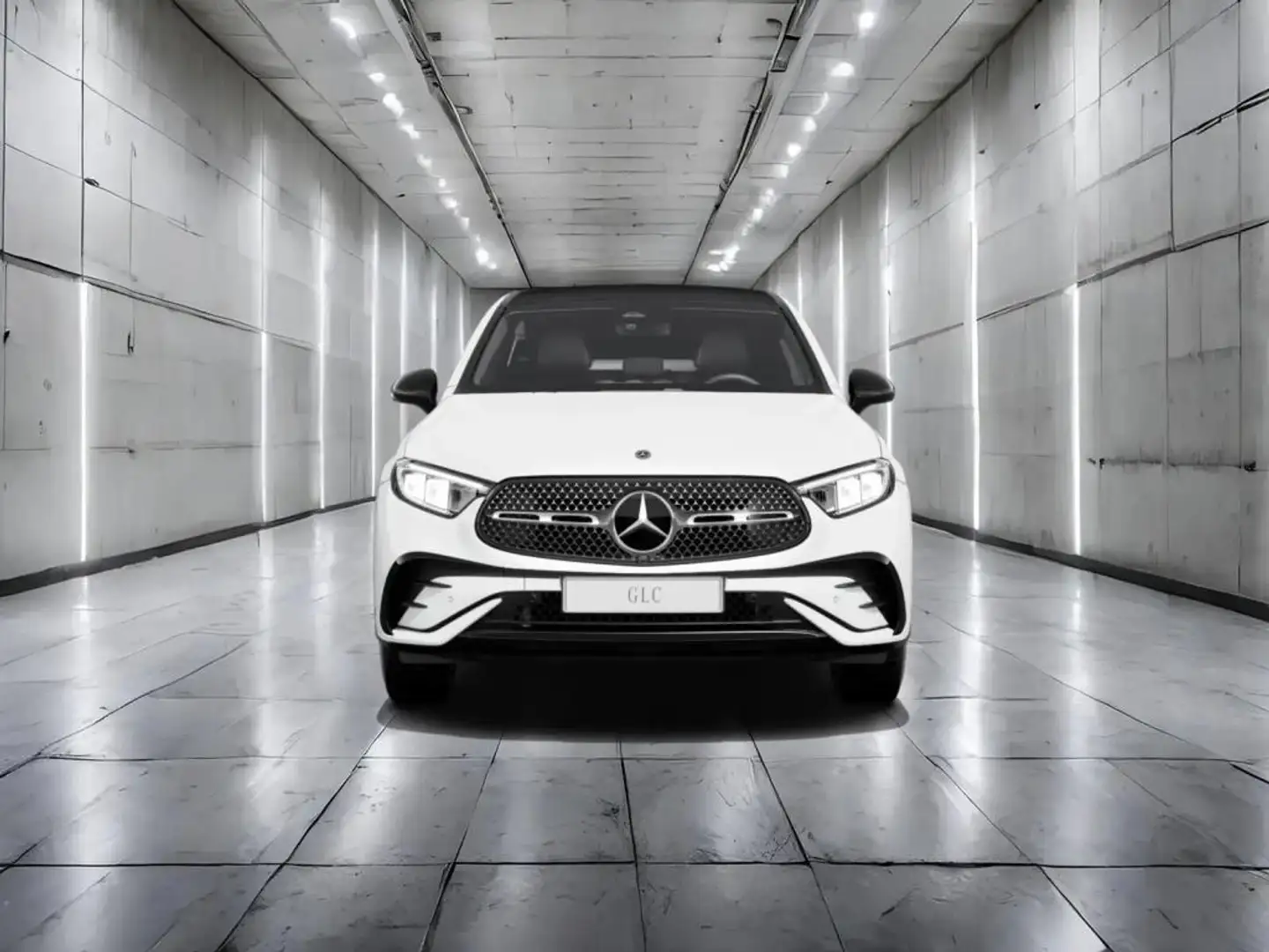 Mercedes-Benz GLC 300 4M Cpé AMG-ADV.PLUS+NIGHT+AHK+PANO+DISTR Blanc - 2