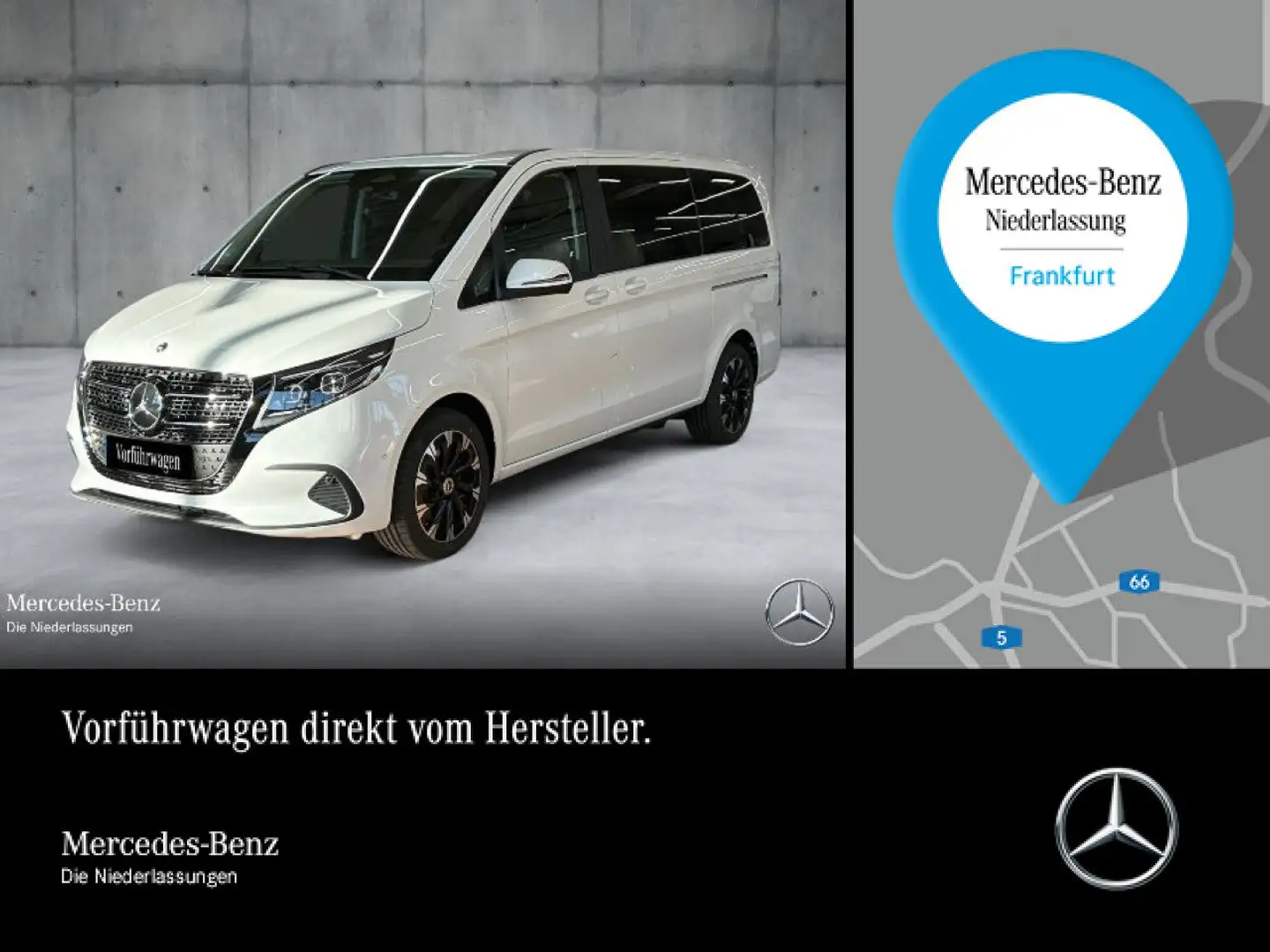 Mercedes-Benz V 250 d STYLE+9G+AHK+Navi+DIS+Klima+SitzHZ Alb - 1