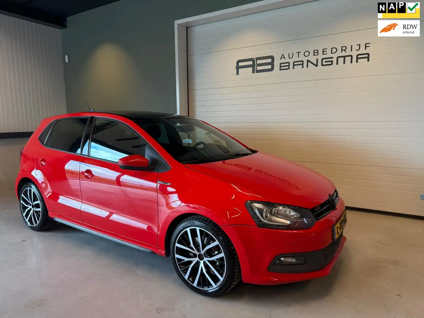Volkswagen Polo GTI 1.4 TSI (180pk) 5-DEURS DSG-AUTOMAAT/CLIMA AIRCO/L Roşu - 1