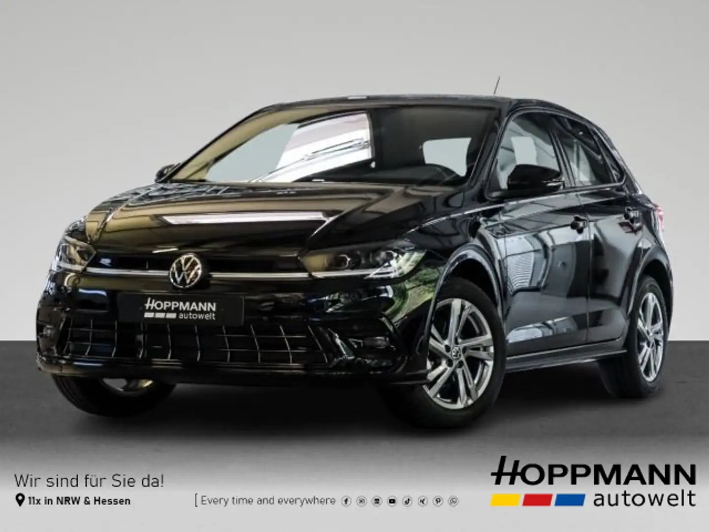 Volkswagen Polo 1.0 TSI R-Line IQ.Light PDC Schwarz - 1