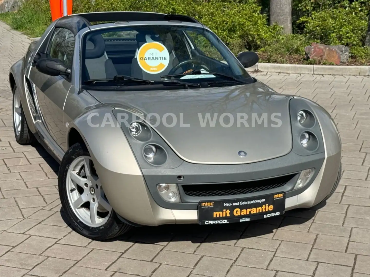 smart roadster cabrio/coupe  AUTOMATIK+KLIMA+ALU bež - 1