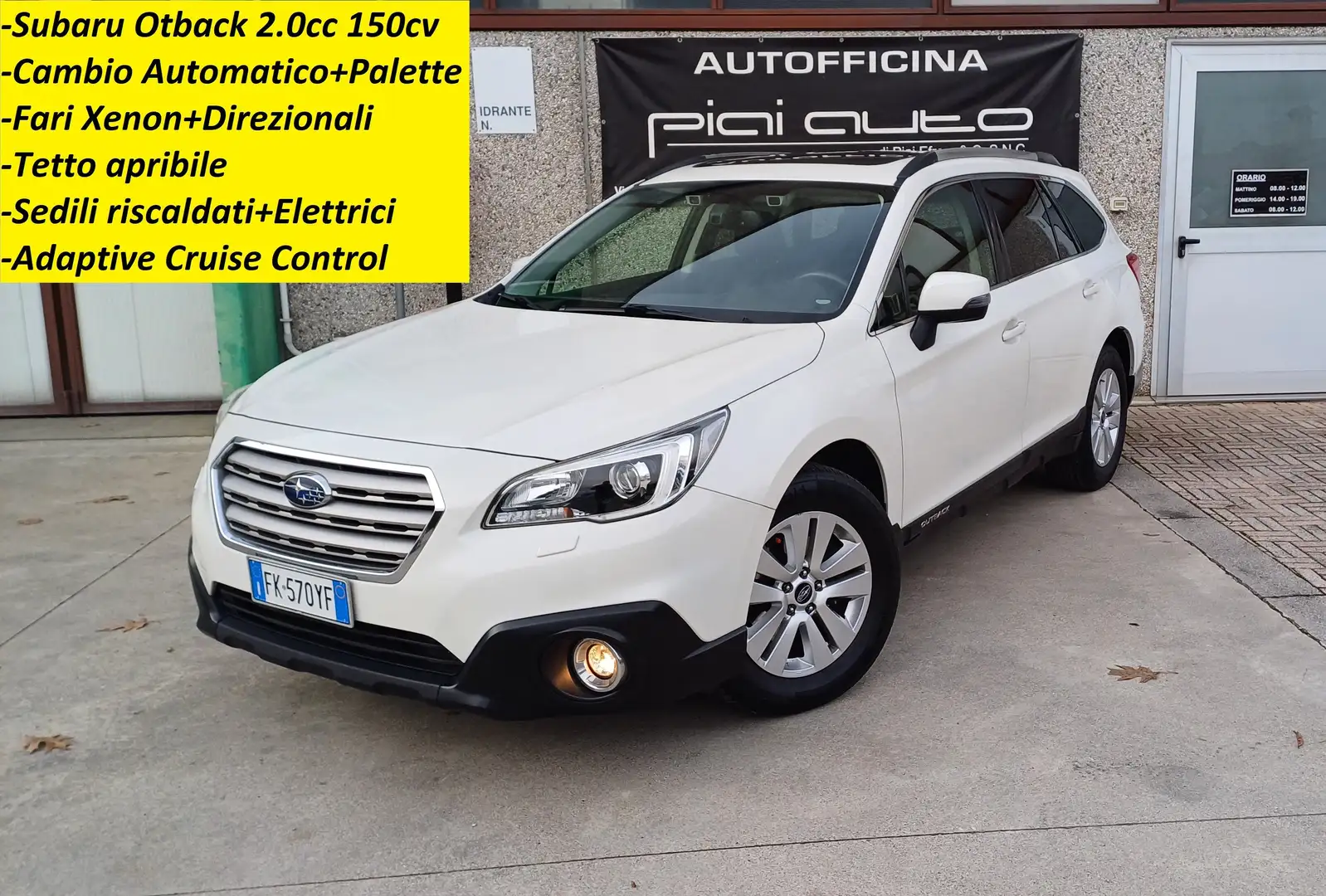 Subaru OUTBACK 2.0d Free lineartronic my17 UNICO PROPRIETARIO Biały - 1