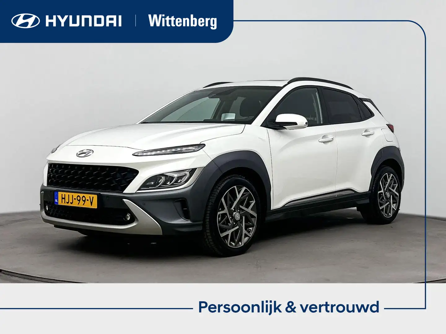 Hyundai KONA 1.6 GDI HEV Fashion Sky | schuif/kantel dak | Navi Wit - 1