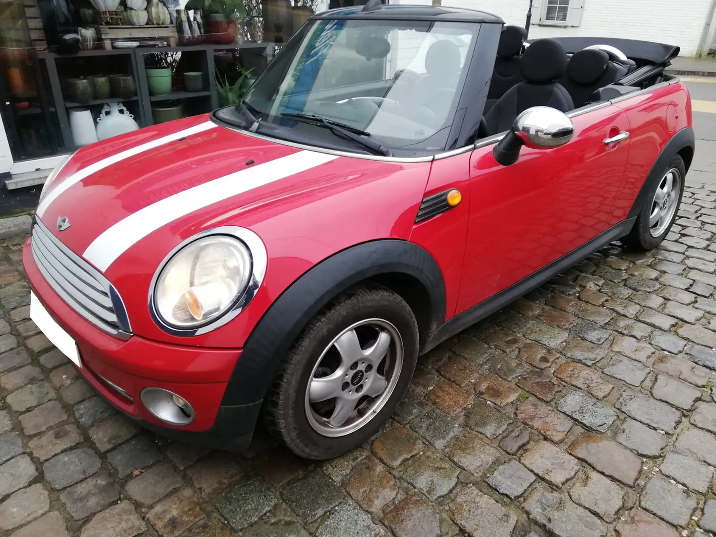 MINI Cooper C Cabrio 1.6 i fumée blanc !! Roşu - 1