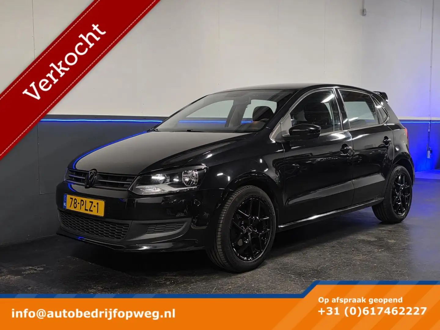 Volkswagen Polo 1.4-16V Comfortline | VERKOCHT! Zwart - 1