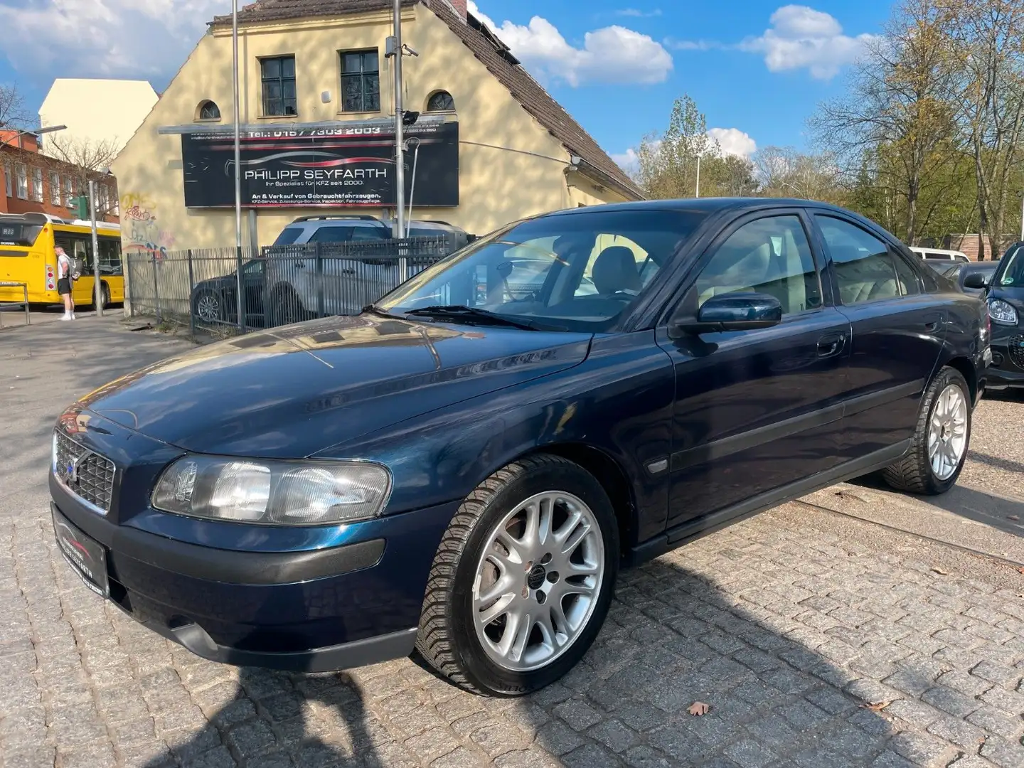 Volvo S60 2.5T LIMOUSINE*AUTOMATIK*KLIMA*LEDER*MEMORY* Mavi - 1