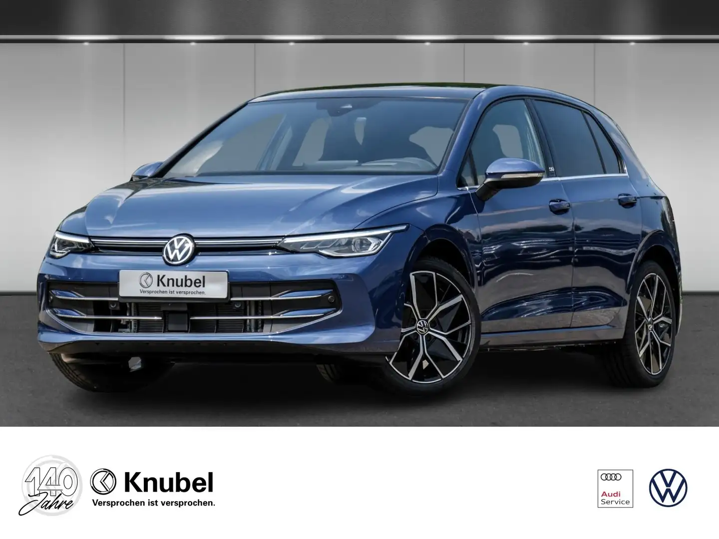 Volkswagen Golf VIII Edition 50 1.5 eTSI DSG AHK Pano DCC Head-up Blauw - 1