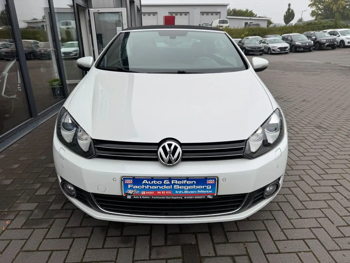 Volkswagen Golf VI Cabriolet Life*LEDER*XENON*NAVI Beyaz - 2
