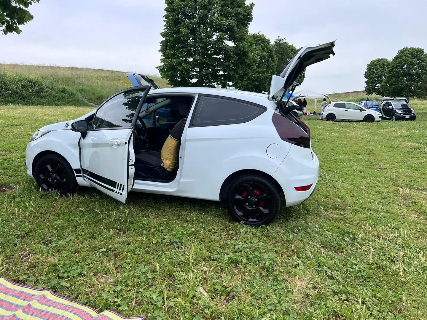 Ford Fiesta Fiesta 3p 1.4 tdci + 68cv Bianco - 1